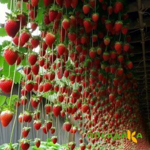 Клубника ампельная Анастасия купить по цене от 370р. в интернет-магазине «Посадика» с доставкой почтой в в Балахнае и по всей России – [изображение №1].